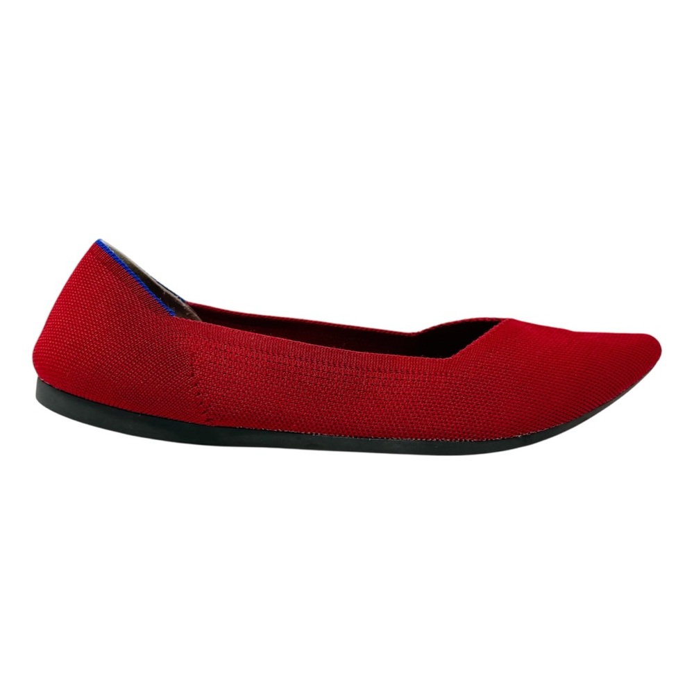 Rothy's The Point in Bright Red Women's Flats Size 10.5 - Picture 5 of 10
